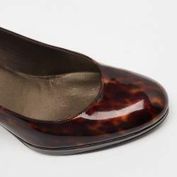 Stuart Weitzman Brown Patent Leather Pumps Size 37.5 