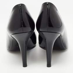 Stuart Weitzman Black Patent Leather Pointed Toe Pumps Size 36
