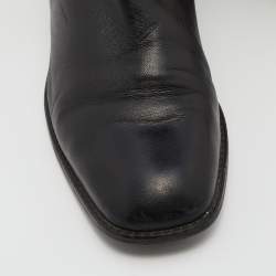 Stuart Weitzman Black Leather Knee Length Boots Size 39