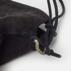 Pre Owned Stuart Weitzman Black Suede Knee Length Boots Size 37.5