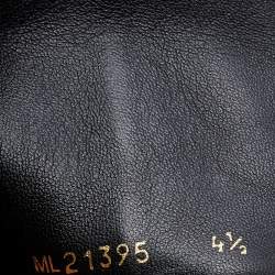 Pre Owned Stuart Weitzman Black Leather Knee Length Boots Size 34.5