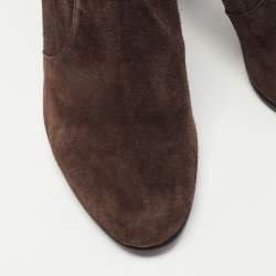 Stuart Weitzman Brown Suede Knee Length Boots Size 35