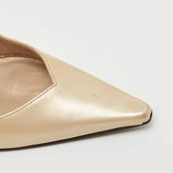 Stuart Weitzman Beige Patent Leather Pumps Size 36