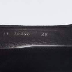 Stuart Weitzman Black Suede Block Heel Pumps Size 38
