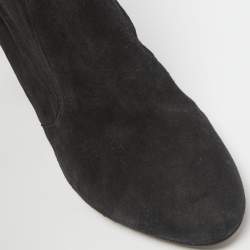 Stuart Weitzman Black Suede Highland Boots Size 36