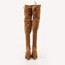Stuart Weitzman Brown Suede Over The Knee Boots Size 39