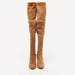 Stuart Weitzman Brown Suede Over The Knee Boots Size 39