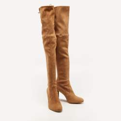 Stuart Weitzman Brown Suede Over The Knee Boots Size 39