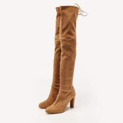 Stuart Weitzman Brown Suede Over The Knee Boots Size 39