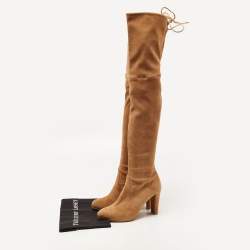 Stuart Weitzman Brown Suede Over The Knee Boots Size 39