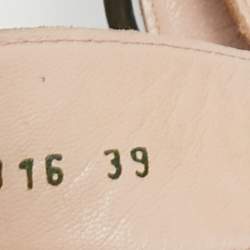 Stuart Weitzman Brown Studded Leather Hubcaps Wedge Sandals Size 39