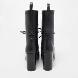 Stuart Weitzman Black Leather Mid Calf Boots Size 36