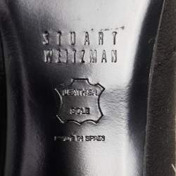 مملوكة مسبقًا Stuart Weitzman Black Suede Highland Over The Knee Boots Size 40