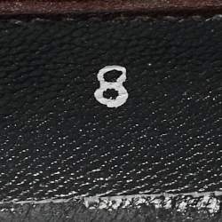 Pre Owned Stuart Weitzman Burgundy Patent Leather Peep Toe Pumps Size 38.5