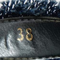 Stuart Weitzman Blue Denim Ankle Strap Sandals Size 38