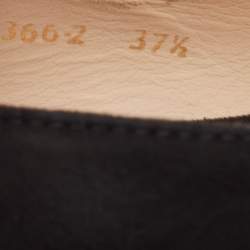 مملوكة مسبقًا Stuart Weitzman Black Suede Anny Pumps Size 37.5