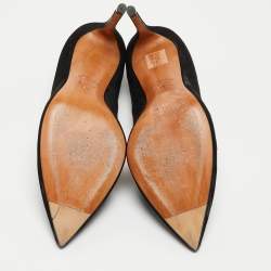 Pre Owned Stuart Weitzman Black Suede Anny Pumps Size 37