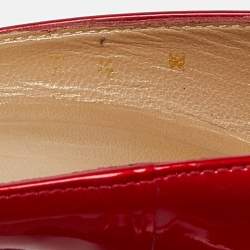 Stuart Weitzman Red Patent Pointed Pumps Size 38