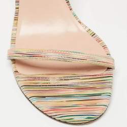 Stuart Weitzman Multicolor Suede Razzle Sandals Size 36.5