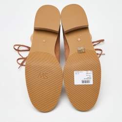 Stuart Weitzman Tan Suede Lace Up Ankle Boots Size 40