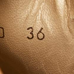 Stuart Weitzman Tan Leather Studded Slingback Sandals Size 36