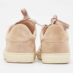 Stuart Weitzman Dusty Pink Suede Low Top Sneakers Size 36.5