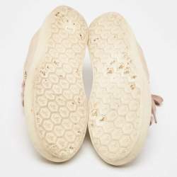 Stuart Weitzman Dusty Pink Suede Low Top Sneakers Size 36.5