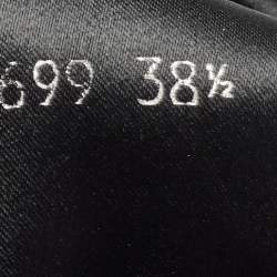 Stuart Weitzman Black Suede Leather Highland Over The Knee Boots Size 38.5