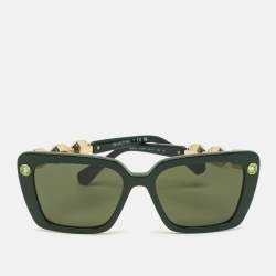 Swarovski Green SK6032 Square Sunglasses
