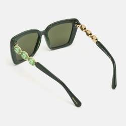 Swarovski Green SK6032 Square Sunglasses
