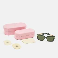 Swarovski Green SK6032 Square Sunglasses