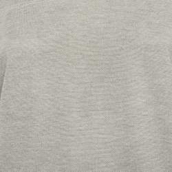 T by Alexander Wang Grey Modal V-Neck Long T-Shirt S