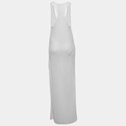 مملوكة مسبقًا فستان تي با ي أليكساندر وانغ جيرسي أبيض صغير