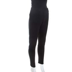 T by Alexander Wang Black Jersey Track Pants M