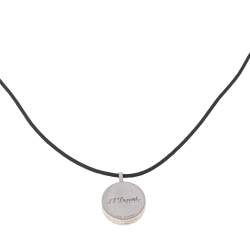S.T Dupont D'Azur Onyx Pendant Cord Necklace