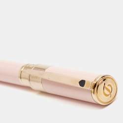 S.T. Dupont D-Initial Pink  Lacquer Rose Gold Tone Rollerball Pen