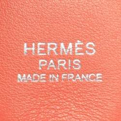 Hermes Crevette Swift Leather Palladium Finish Berline 28 Bag