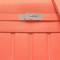Hermes Crevette Swift Leather Palladium Finish Berline 28 Bag