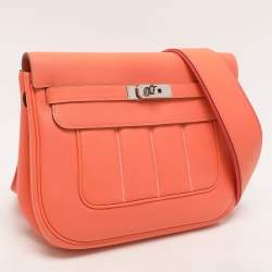 Hermes Crevette Swift Leather Palladium Finish Berline 28 Bag