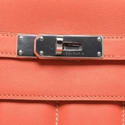 Hermes Crevette Swift Leather Palladium Finish Berline 28 Bag