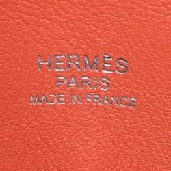 Hermes Crevette Swift Leather Palladium Finish Berline 28 Bag