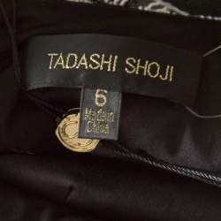 Pre Owned فستان سهرة تداشي شوجي ماريسا مونوكرومي تطريز مورد M