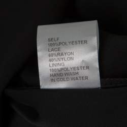 Pre Owned فستان سهرة تداشي شوجي ماريسا مونوكرومي تطريز مورد M