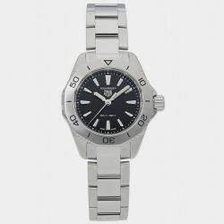 Tag Heuer Black Stainless Steel Aquaracer  WBP1410.BA0622 Quartz Women's Wristwatch 30 mm