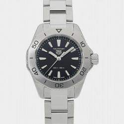 Tag Heuer Black Stainless Steel Aquaracer  WBP1410.BA0622 Quartz Women's Wristwatch 30 mm