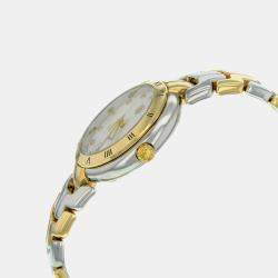 Tag Heuer White 18K Gold Stainless Steel Link  WAT1350.BB0957 Quartz  Women's Wristwatch 34mm