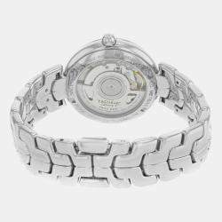Tag Heuer White Steel Diamonds Link  WAT2312.BA0956 Automatic Women's Wristwatch 34mm