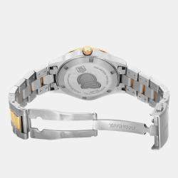 Tag Heuer White Stainless Steel Aquaracer  WAF1320.BB0820 Quarts Women's Wristwatch 32mm