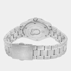 Tag Heuer White MOP Stainless Steel Aquaracer WAF1312.BA0817 Quartz Women's Wristwatch 32 mm