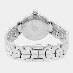 Tag Heuer Silver Diamond Stainless Steel Link WAT1413.BA0954 Quartz Women's Wristwatch 29 mm